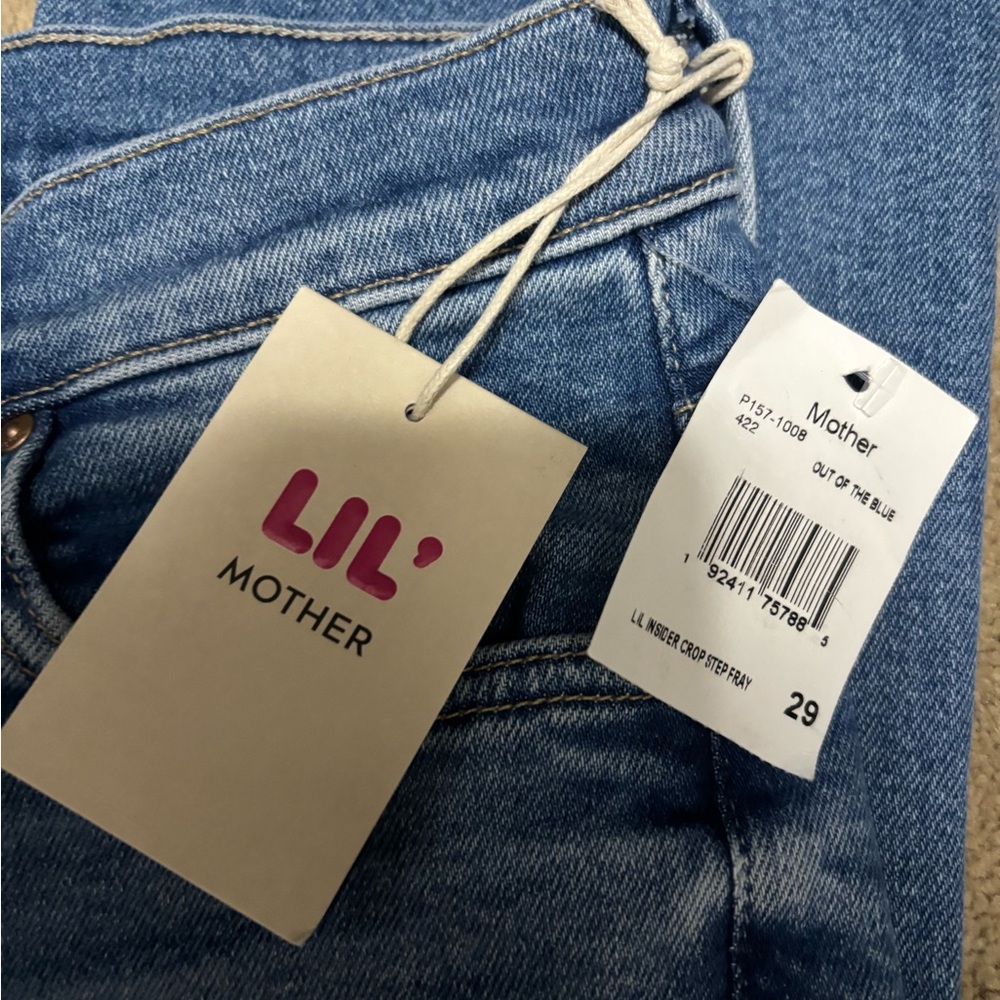 MOTHER Women's Out of the Blue Cropped Jeans. NWT Size 29.